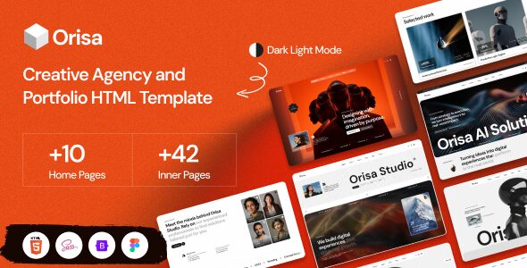 Orisa – Creative Agency & Portfolio HTML Template
