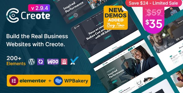 Creote – Corporate & Consulting Business WordPress Theme