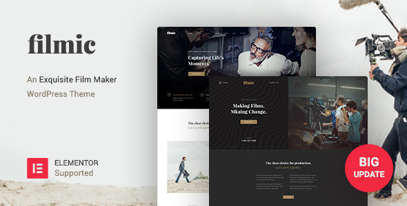 Filmic – Movie Studio & Cinema WordPress Theme