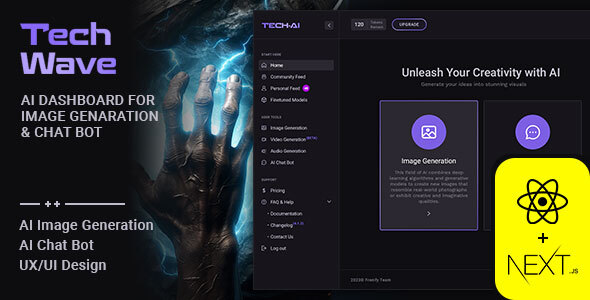 TechWave – AI React NextJS Admin Template