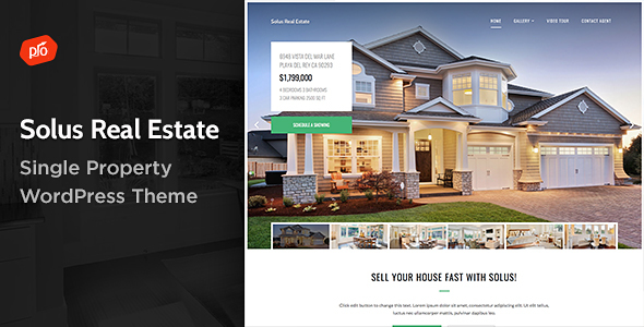 Solus – Single Property WordPress Theme