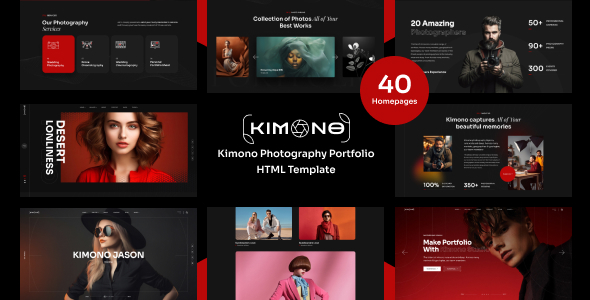 Kimono – Photography Portfolio HTML Template