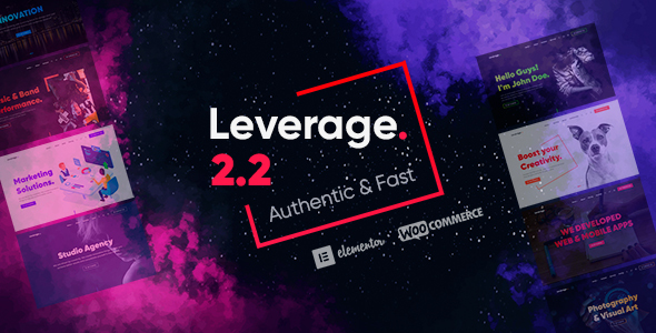 Leverage – Creative Agency and Digital Agency WordPress Theme