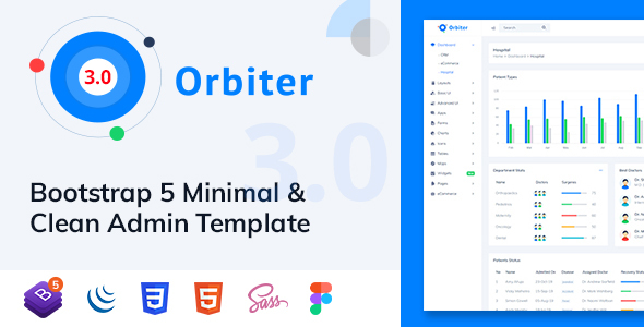Orbiter – Bootstrap Minimal & Clean Admin Template