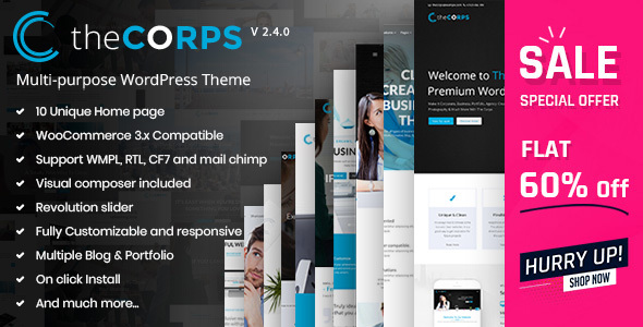 The Corps – Multi-Purpose WordPress Theme
