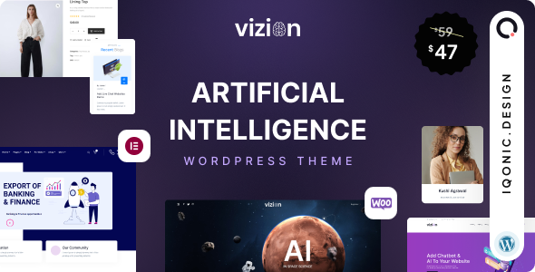 Vizion 4.0 – Advanced Artificial Intelligence WordPress Theme