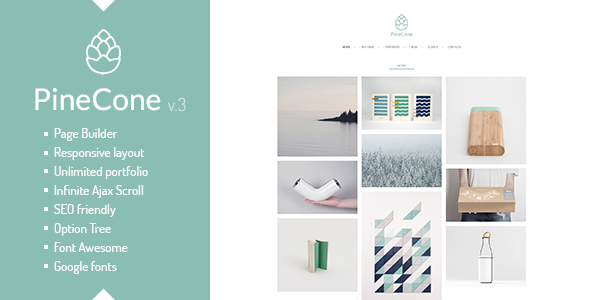 PineCone – Creative Portfolio WordPress Theme
