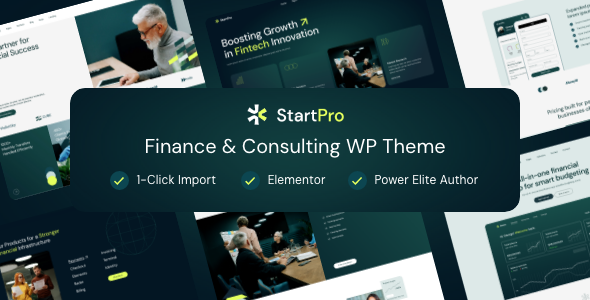 StartPro – Finance and Consulting WordPress Theme