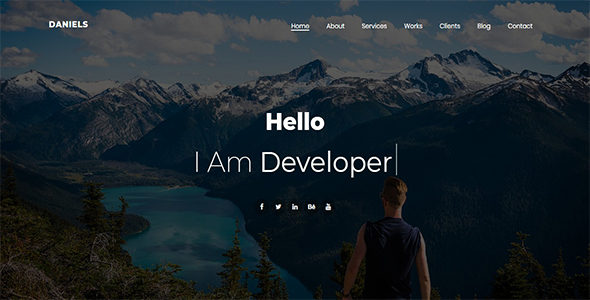 Daniels – One Page Portfolio