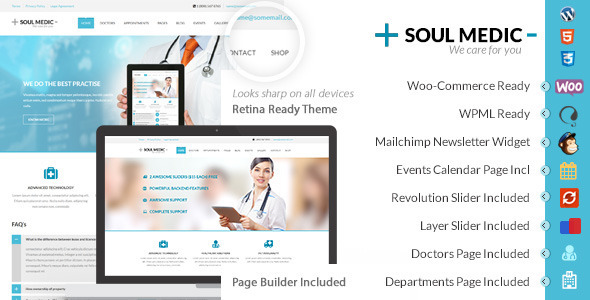 SoulMedic – Hospital & Doctor WordPress Theme