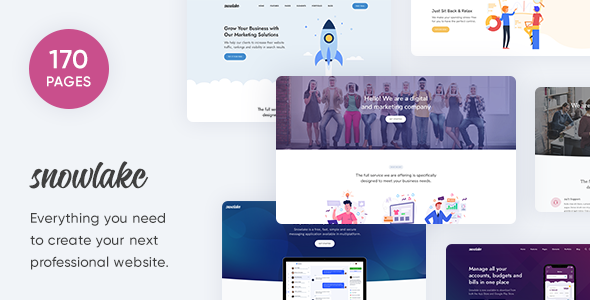 Snowlake – Creative Business & Startup Template