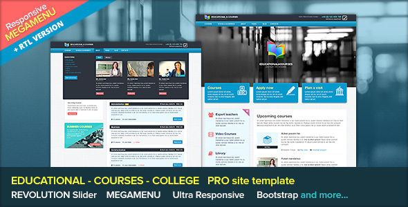 Edu – Educational and Courses Site Template