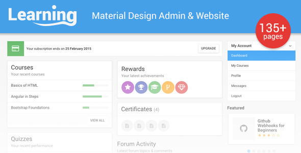 Learnly – Learning Management System Template
