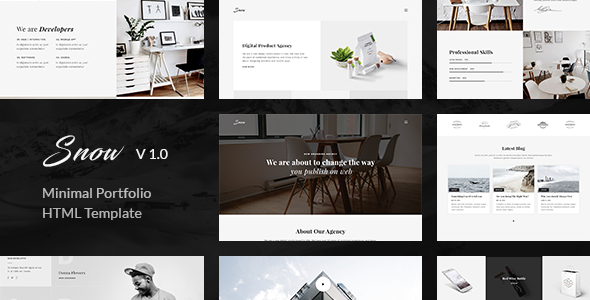Snow – Portfolio HTML Template