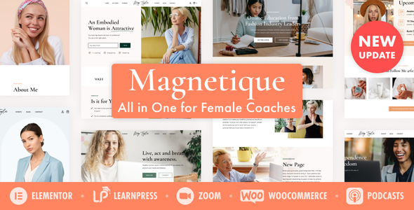 Magnetique – Coaching Online Courses WordPress