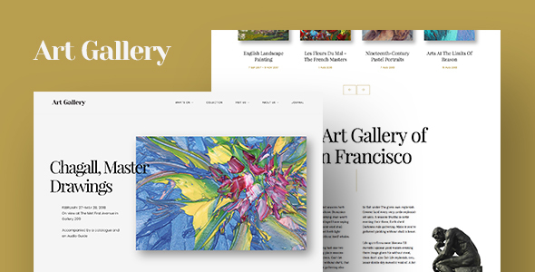 Arte – Gallery & Museum WordPress Theme