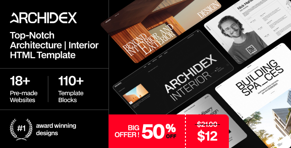 Archidex – Architecture Interior HTML Template