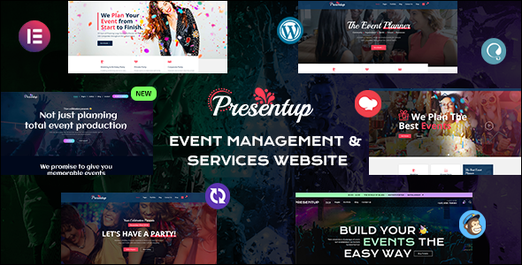 Presentup – Event Planner & Celebrations Management WordPress Theme
