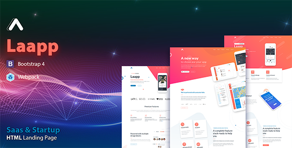 Laapp – App Landing Page