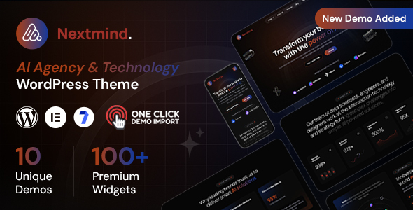 Nextmind – AI Agency WordPress Theme