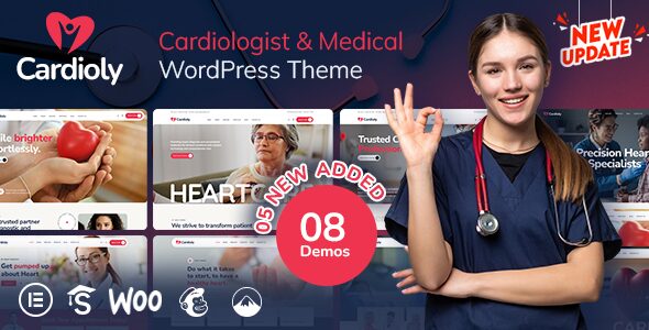 Cardioly – Cardiologist and Medical WordPress theme