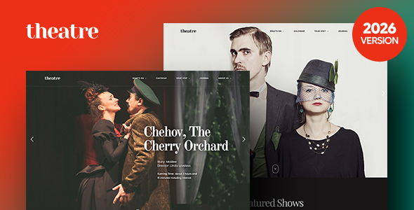Theatre WP – Culture, Entertainment & Theater WordPress Theme
