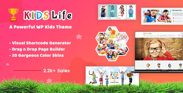 Kids Life – Children School WordPress
