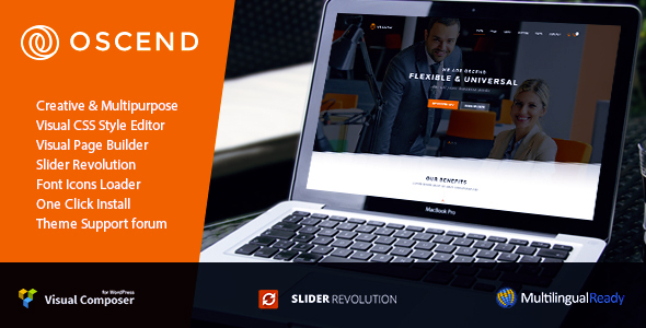 Oscend – Creative Agency WordPress Theme