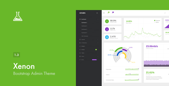 Xenon – Bootstrap Admin Theme with AngularJS