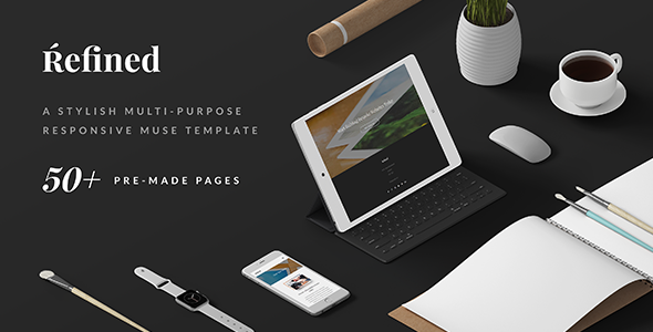 Refined – Responsive Multi-Purpose Muse Template