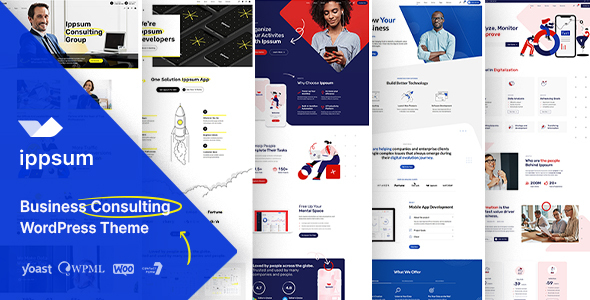 Ippsum – Business Consulting WordPress Theme