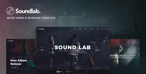 Soundlab – Music Band & Musician Template