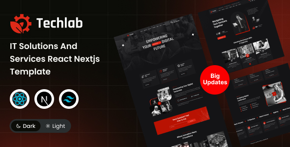 Techlab – IT Solutions and Services React Nextjs Template