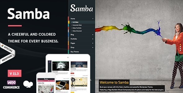 Samba – Colorful WordPress Theme