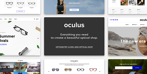 Oculus – Creative Sunglasses WooCommerce Shop